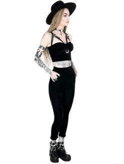 Restyle Black Velvet Pants - 2XL And 3XL 22 Restyle Black Velvet Pants - 2XL And 3XL -Fashion Apparel Big C Edit Front 5 Full 95265.1558934890