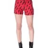 Banned Thunderbolt Shorts - XS, Small And Medium -Fashion Apparel Big C Edit Front Close 52580.1566898141