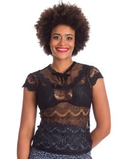 Banned Midnight Lace Top