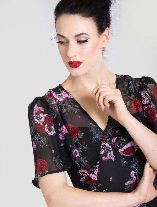 Hell Bunny Medusa Dress - Small 4 Hell Bunny Medusa Dress - Small - Image 2