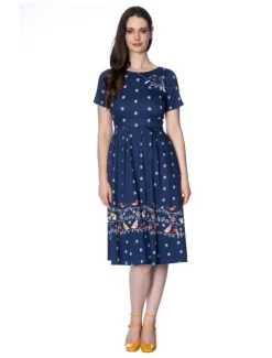 Banned Christmas Birds Dress - XS And Medium