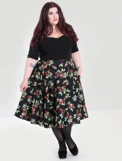 Hell Bunny Cherie 50's Skirt - 2XL And 4XL