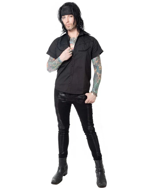 Kreepsville 666 Skeleton Unisex Skinny Jeans: Black Bone 5 Kreepsville 666 Skeleton Unisex Skinny Jeans: Black Bone - Image 3