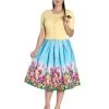 Hell Bunny Angelique 50's Skirt - Small -Fashion Apparel Big C Edit Front Full 52273.1691242232