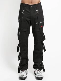 Tripp NYC Black Super Strap Bondage Pants - Size 30