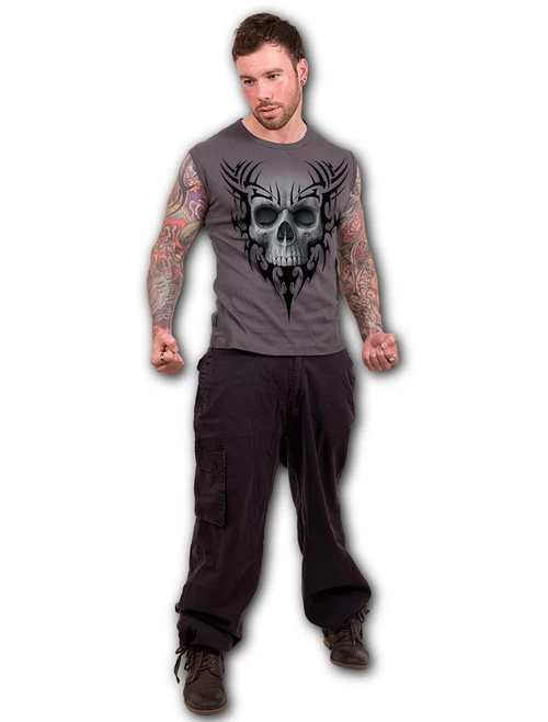 Spiral Solemn Skull Sleeveless Shirt 4 Spiral Solemn Skull Sleeveless Shirt - Image 2