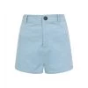 Bright & Beautiful Madison Cord Shorts: Blue - XS, Small, Large And XL -Fashion Apparel Big C Edit Front No Model 38026.1701450328