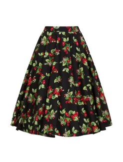 Hell Bunny Cherie 50's Skirt - 2XL And 4XL -Fashion Apparel Big C Edit Front No Model 46531.1593337963