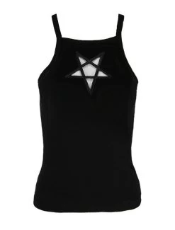 Restyle Mesh Top: Pentagram Star - Small To 4XL