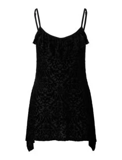 Killstar Imogen Hankyhem Top - Small 8 Killstar Imogen Hankyhem Top - Small -Fashion Apparel Big C Edit Front No Model 96348.1598344285