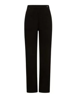 Hell Bunny Weston Denim Jeans: Black - XS And Large -Fashion Apparel Big C Edit Front No Model 99055.1561691472