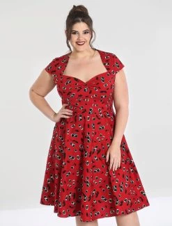 Hell Bunny Alison 50's Dress - Medium And XL -Fashion Apparel Big C Edit Front Plus Closer 22682.1614687704