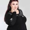 Hell Bunny Spider Cardigan: Blackout - Medium, XL And 2XL -Fashion Apparel Big C Edit Front Plus Closer 27929.1712012913