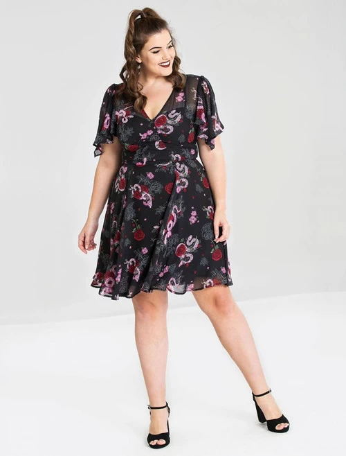 Hell Bunny Medusa Dress - Small 8 Hell Bunny Medusa Dress - Small - Image 6