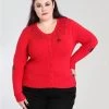 Hell Bunny Spider Cardigan: Redback - XL, 3XL And 4XL -Fashion Apparel Big C Edit Front Plus 34226.1593338534