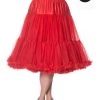 Banned Lifeforms 26" Petticoat - Plus Size: Red - 3XL, 4XL And 5XL -Fashion Apparel Big C Edit Front With Logo 93906.1590240017