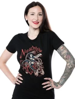 Sourpuss Naughty Krampus T-Shirt
