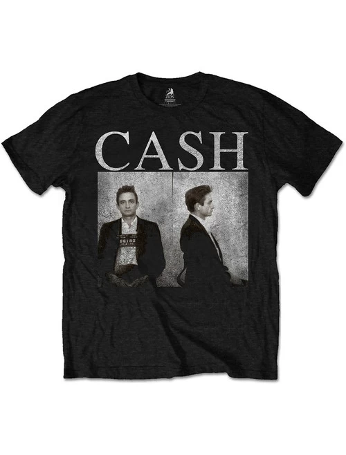 Johnny Cash Mug Shot Unisex T-Shirt 3 Johnny Cash Mug Shot Unisex T-Shirt
