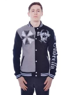 Resident Evil Varsity Jacket: Gas Mask