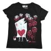Akumu Ink Painting The Roses With Blood Ladies' T-Shirt -Fashion Apparel Big C Edit Front 12104.1565494380