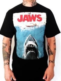 Rock Rebel JAWS Poster Men's T-Shirt - Small