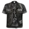 Sons Of Anarchy Jax Wrap T-Shirt -Fashion Apparel Big C Edit Front 15288.1572940485