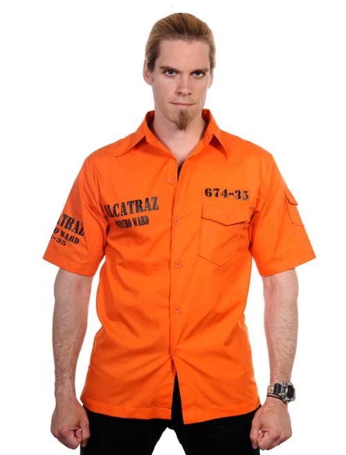 Banned Alcatraz Prison Shirt: Orange 3 Banned Alcatraz Prison Shirt: Orange