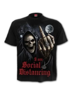 Spiral Social Distance Unisex T-Shirt - Small