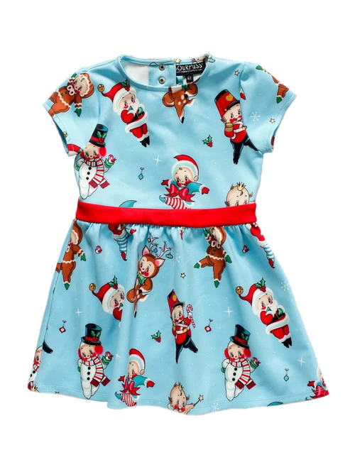 Sourpuss Christmas Cupies Kids' Dress 3 Sourpuss Christmas Cupies Kids' Dress