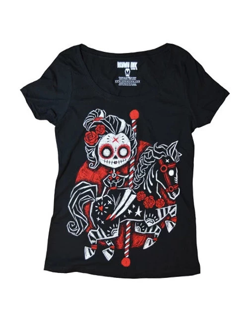 Akumu Ink Eternal Ride Scoop Neck Women's T-Shirt 3 Akumu Ink Eternal Ride Scoop Neck Women's T-Shirt