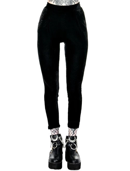 Restyle Black Velvet Pants - 2XL And 3XL 7 Restyle Black Velvet Pants - 2XL And 3XL - Image 5