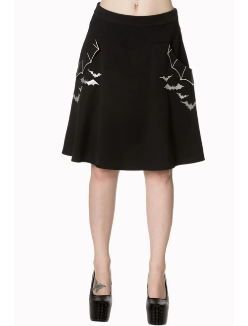 Banned Batting Eyelids Skater Skirt - XS And Small 4 Banned Batting Eyelids Skater Skirt - XS And Small - Image 2