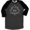 Loose Riders Third Eye Raglan 1 Loose Riders Third Eye Raglan -Fashion Apparel Big C Edit Front 28694.1569127417