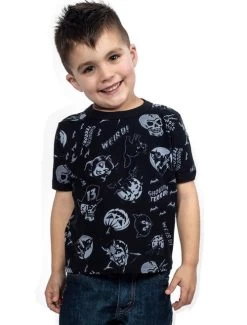 Kreepsville 666 Spookshow Kids' T-Shirt: Grey