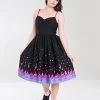Hell Bunny Pinball 50's Dress -Fashion Apparel Big C Edit Front 33145.1566438962