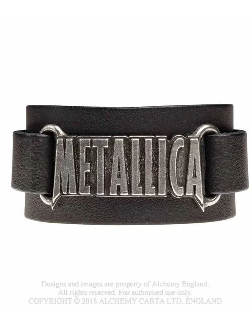 Alchemy Rocks - Metallica Leather Wriststrap 5 Alchemy Rocks - Metallica Leather Wriststrap - Image 3