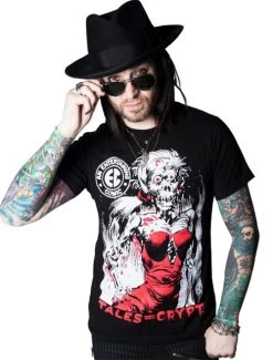 Kreepsville 666 Tales From The Crypt Dream Date Glow In The Dark T-Shirt - Small