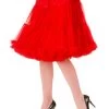 Banned Walkabout 20" Petticoat: Red -Fashion Apparel Big C Edit Front 38393.1556851676