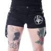 Heartless Pentacult Shorts -Fashion Apparel Big C Edit Front 39025.1574573954