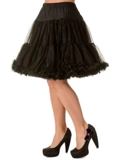 Banned Walkabout 20" Petticoat: Black