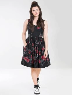 Hell Bunny Sabrina 50's Dress - XS And Small 11 Hell Bunny Sabrina 50's Dress - XS And Small -Fashion Apparel Big C Edit Front 41859.1564213412
