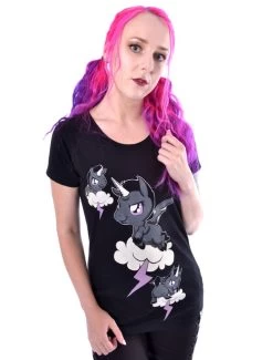 Cupcake Cult Unicorn Cloud Ladies' T-Shirt - Small