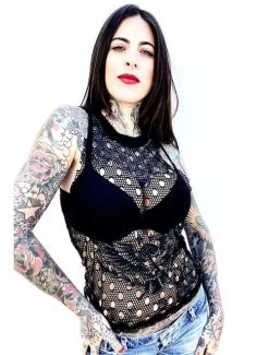 Switchblade Stiletto Mesh Slim Tank