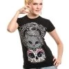 Cupcake Cult Cat Night Ladies' T-Shirt 2 Cupcake Cult Cat Night Ladies' T-Shirt -Fashion Apparel Big C Edit Front 43948.1561865753