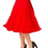 Banned Starlite 23" Petticoat: Red -Fashion Apparel Big C Edit Front 46298.1556857941