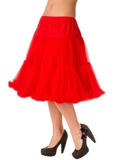 Banned Starlite 23" Petticoat: Red