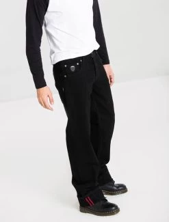 Chet Rock Loose Larry Jeans Black - 32" Leg / Regular 14 Chet Rock Loose Larry Jeans Black - 32" Leg / Regular -Fashion Apparel Big C Edit Front 46485.1601814800