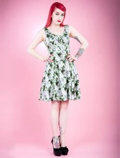 Hearts And Roses Green Pear Isabella Dress
