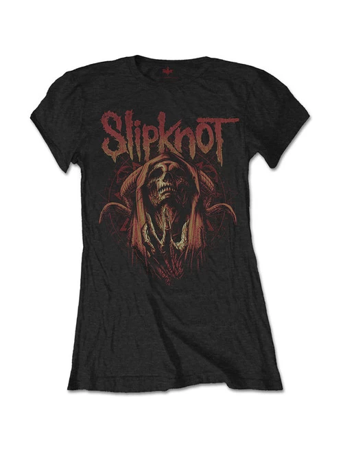 Slipknot Evil Witch Ladies' Fitted T-Shirt - Small 4 Slipknot Evil Witch Ladies' Fitted T-Shirt - Small - Image 2