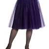 Hell Bunny Ballerina Skirt: Purple -Fashion Apparel Big C Edit Front 53217.1548302241